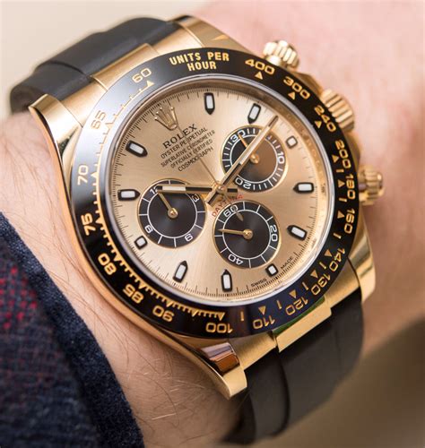 rolex rubber goud